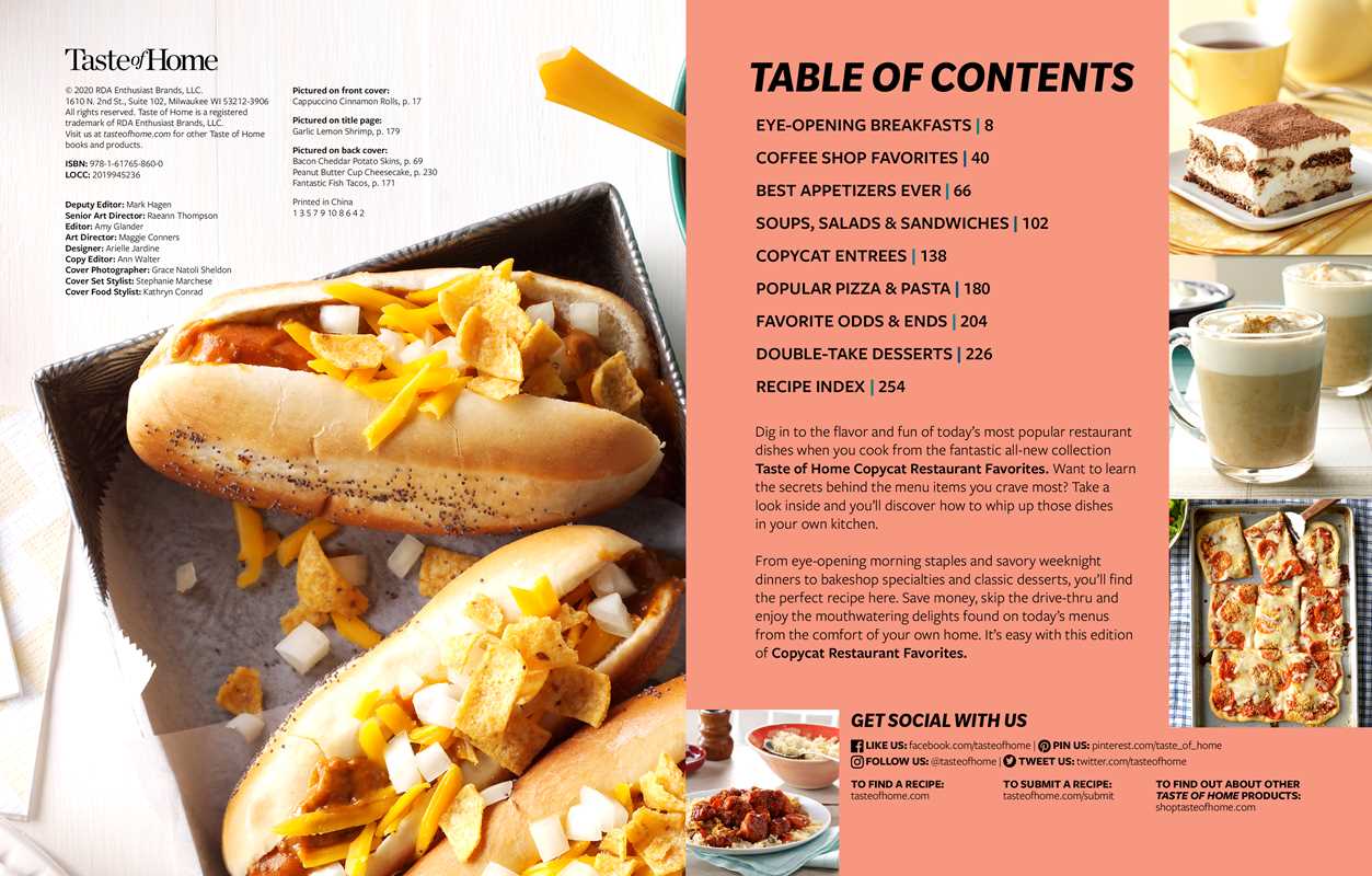 Taste of Home Copycat Restaurant Favorites by