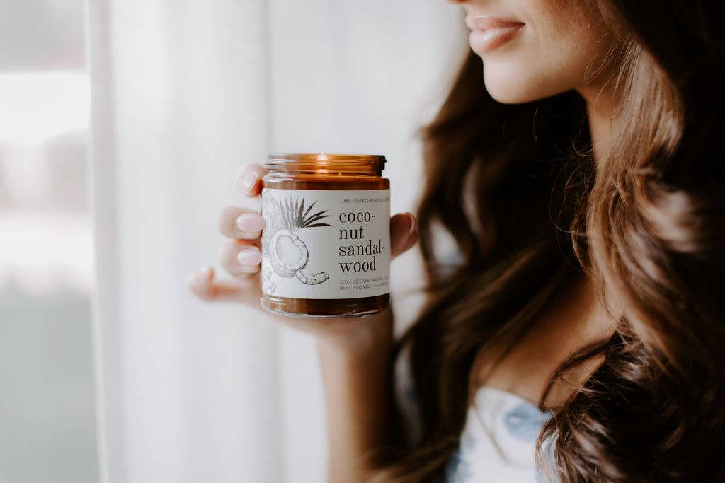 Coconut Sandalwood 9oz Soy Candle