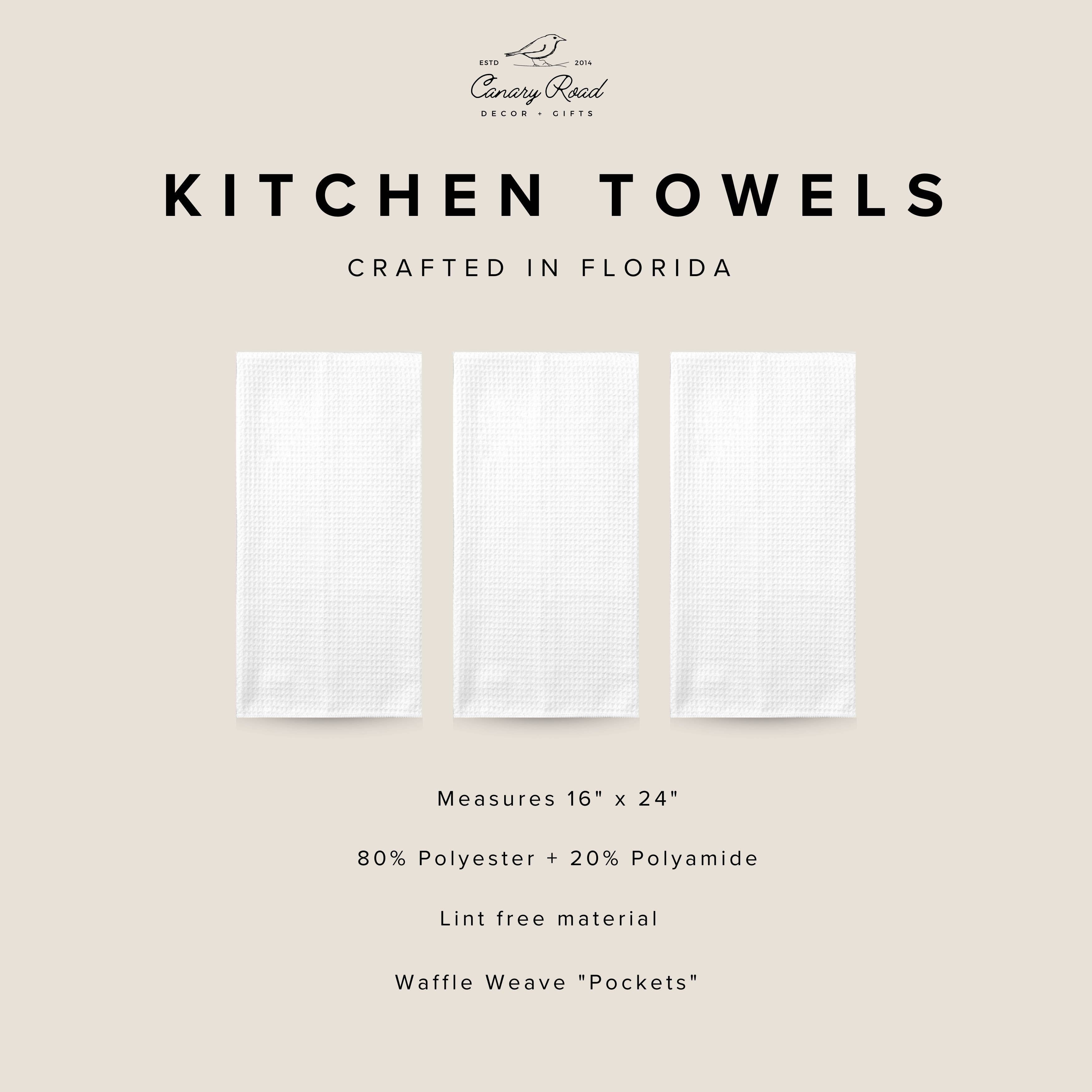 Strawberry Summer Fruit Market Berry Kitchen Towel Waffle