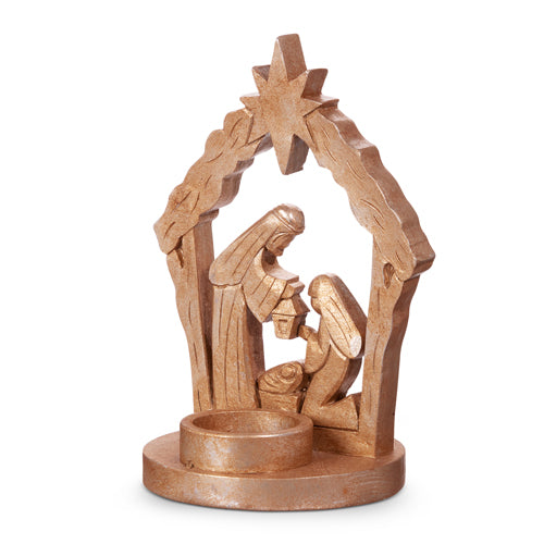 Holy Family Candle Holder