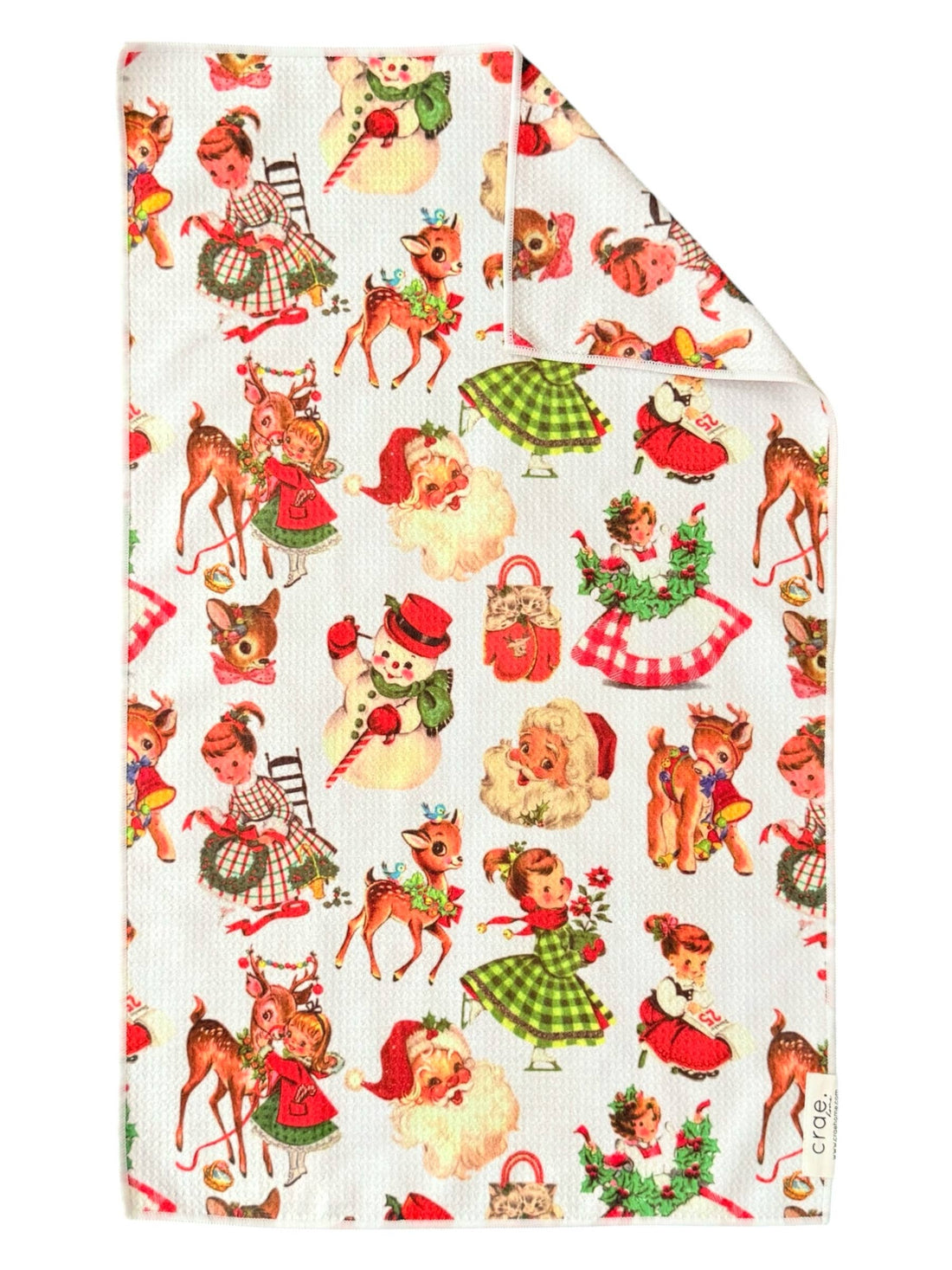 Nostalgic Christmas: Double-Sided Hand Towel