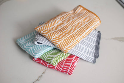 Mighty Minis Towel Set - Branches in Red (set of 3)