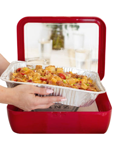 Premium Set - Pan Frame w/ Lid &amp; Hot or Cold Gel Pack - Red