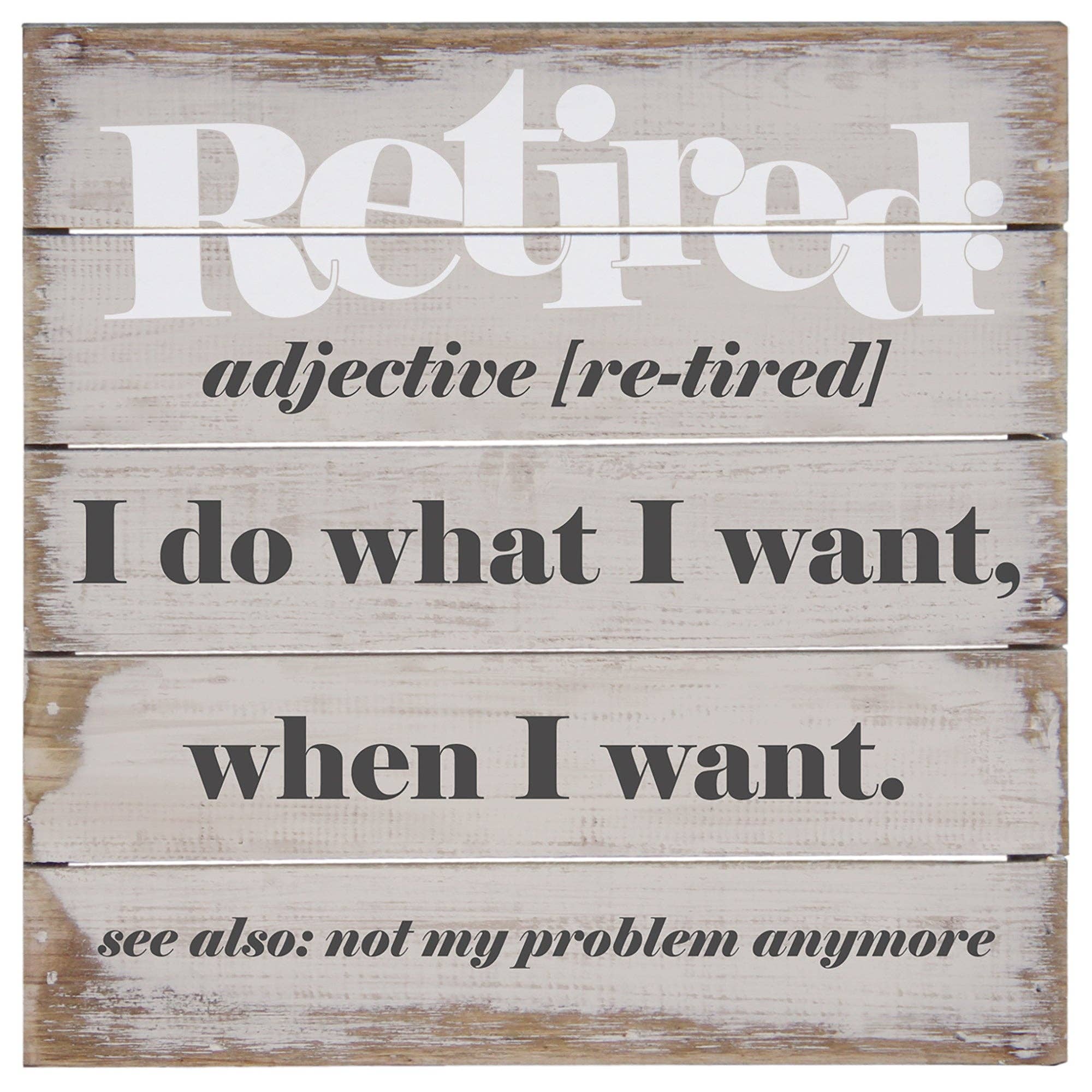 Retired Definition - Perfect Pallet Petites