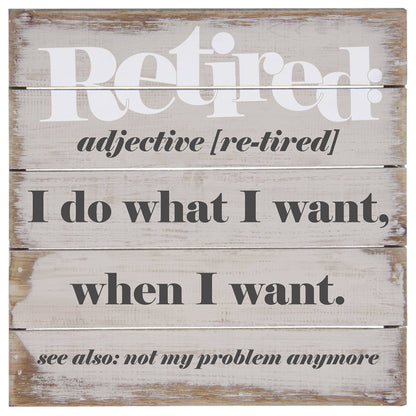 Retired Definition - Perfect Pallet Petites