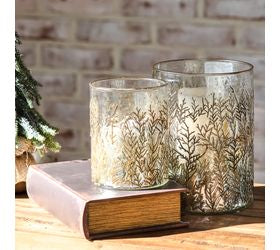 Pressed Cedar Sprig Jar