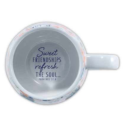 Coffee Mug Watercolors Sweet Friend