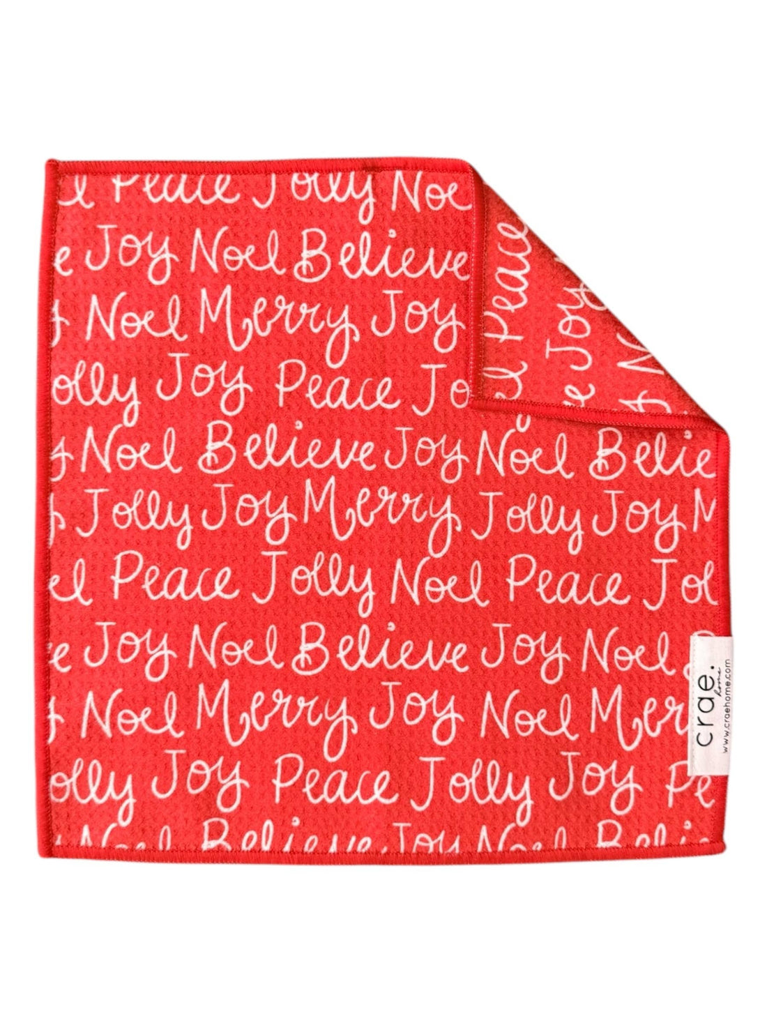 Seasons Greetings: Double-Sided Washcloth