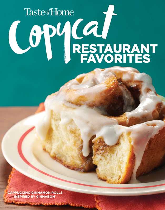 Taste of Home Copycat Restaurant Favorites by