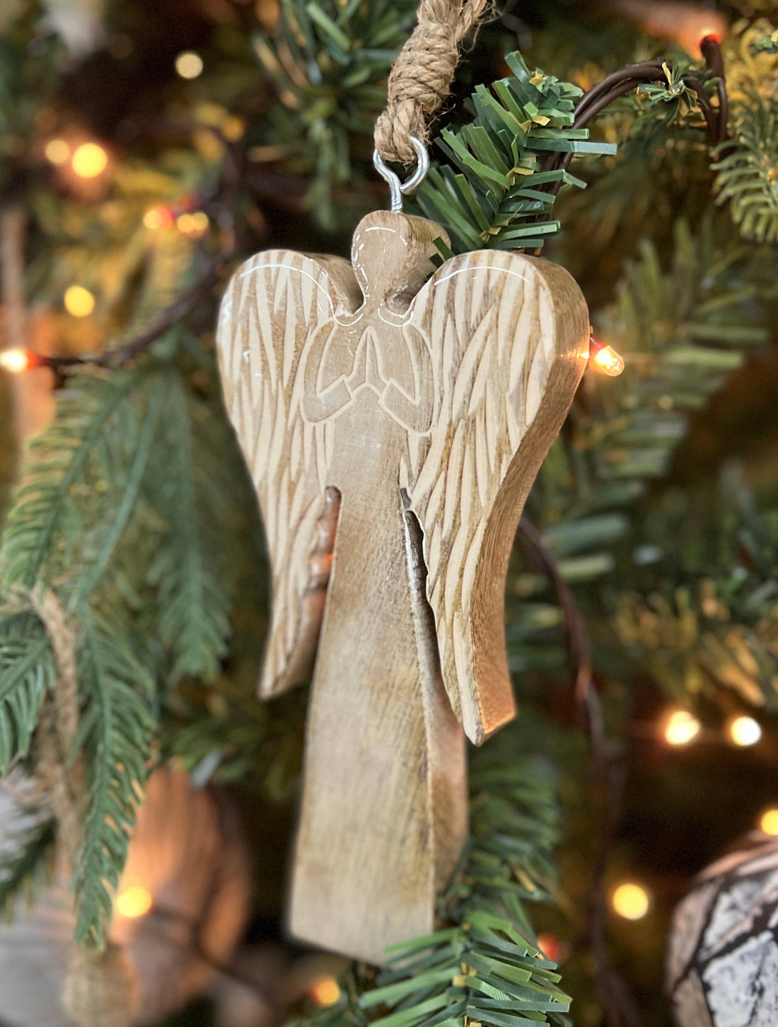 Striated Angel Ornament