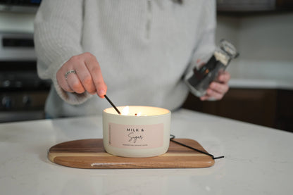 Milk &amp; Sugar | 10 oz Signature Statement Candle