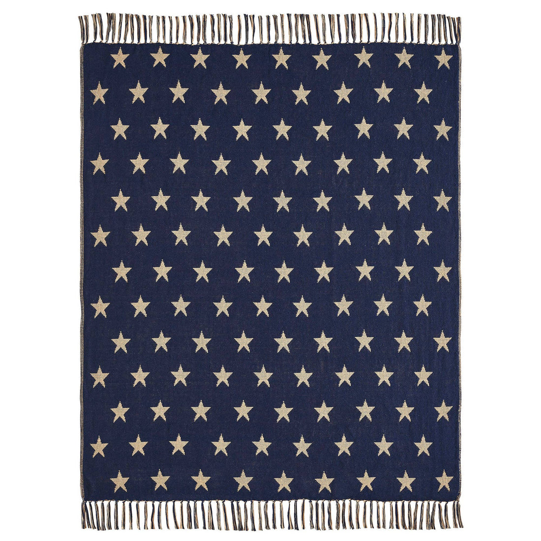 My Country Jacquard Stars Woven Throw 50x60
