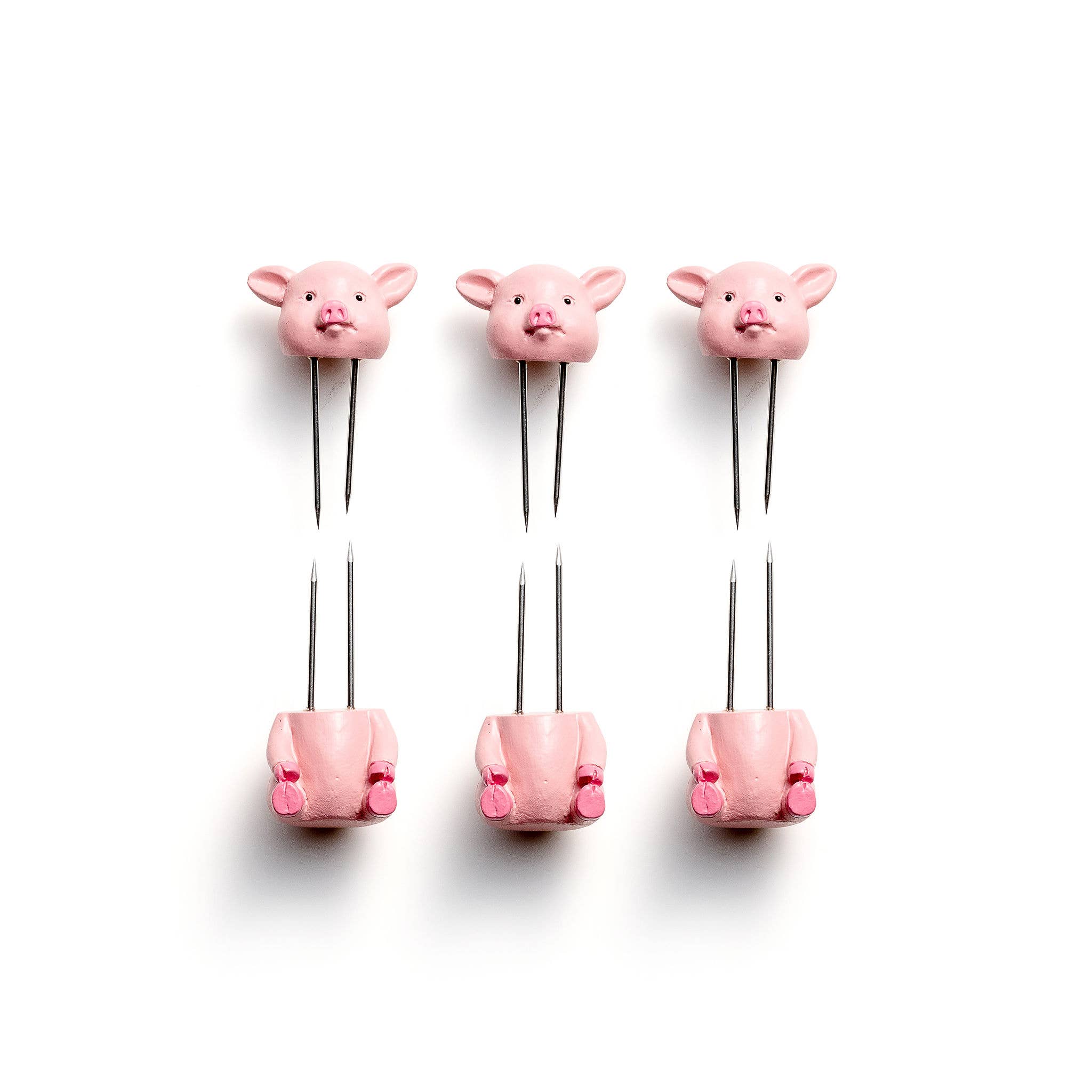 Outset Piglets Corn Holders, Set of 8