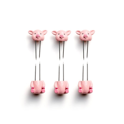 Outset Piglets Corn Holders, Set of 8