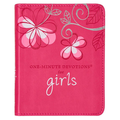 One-Minute Devotions - Girls (Faux Leather)