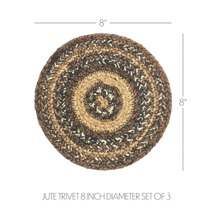 Espresso Braided Jute Trivet