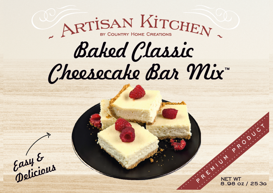 Artisan Kitchen Baked Classic Cheesecake Bar Mix