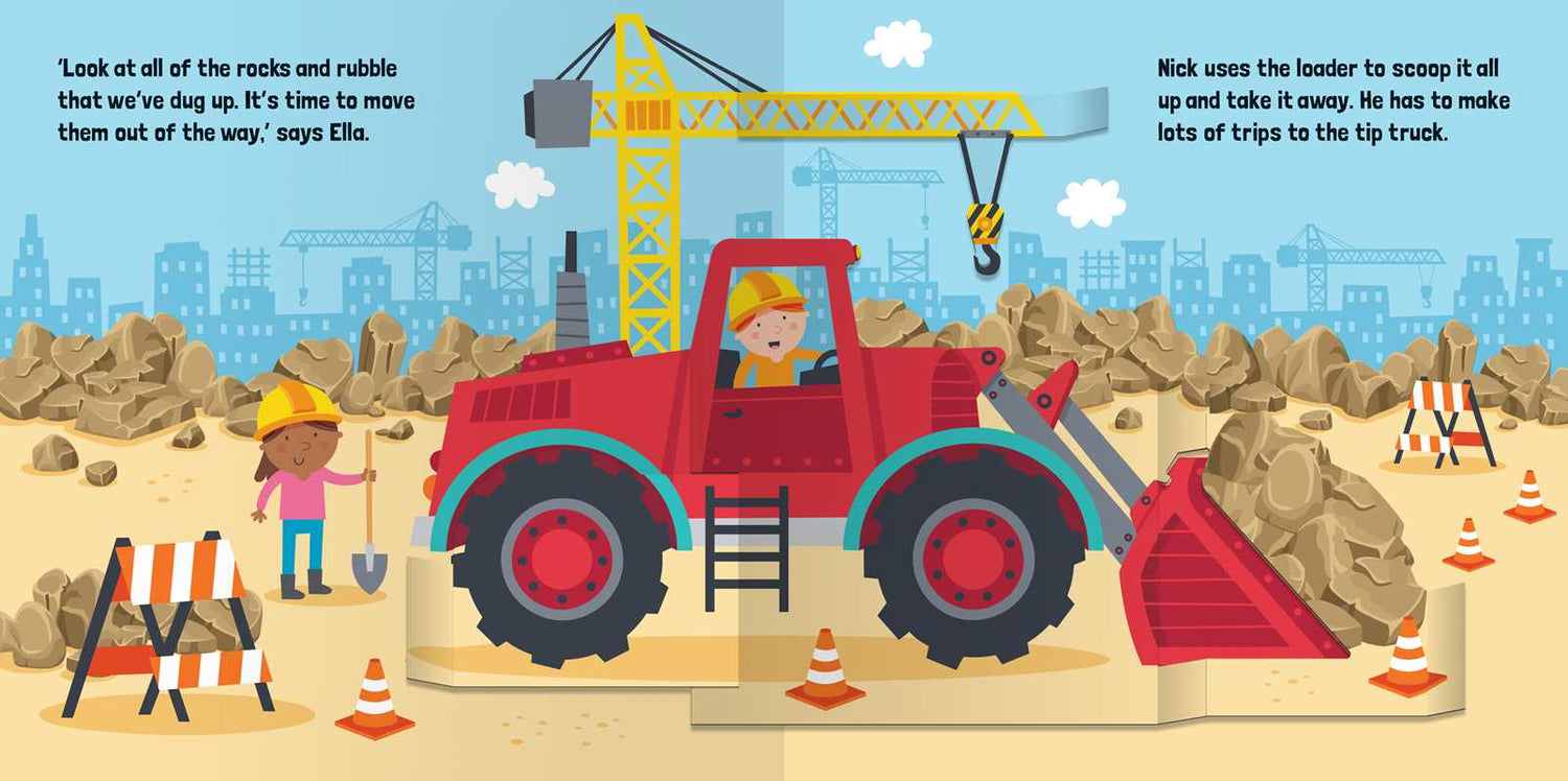 Trucks &amp; Diggers: Pop-Up Book by