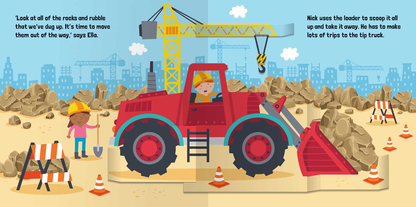 Trucks &amp; Diggers: Pop-Up Book by