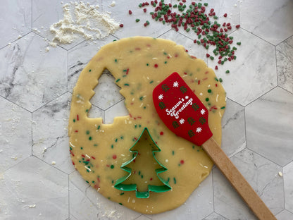 Winter Wonderland Tree Spatula &amp; Cookie Cutter Set