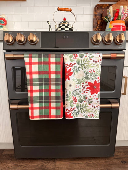 Winter Rosette: Double-Sided Hand Towel