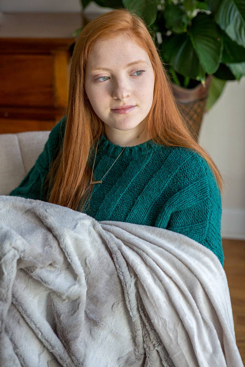 Softly Said Sympathy Blanket: Always With You Sentiment