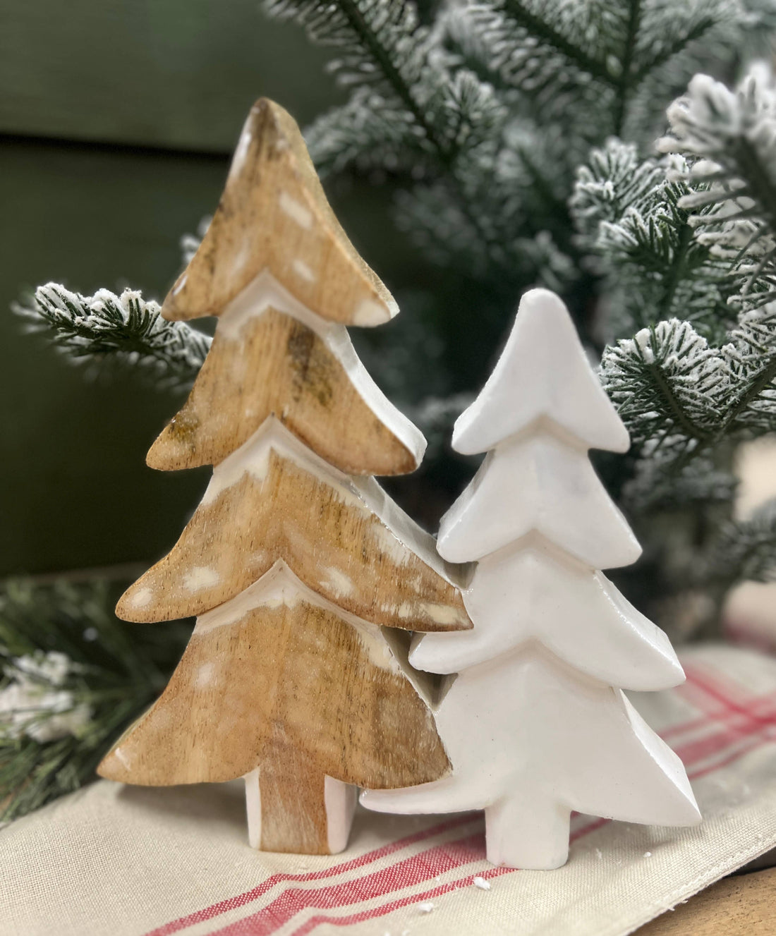 Wooden Tree with Enamel