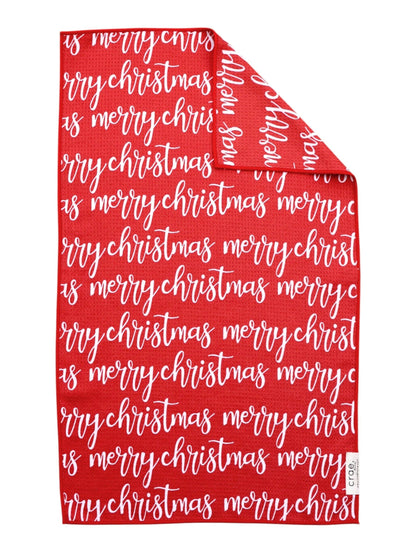 A Very Merry Christmas: Double-Sided Hand Towel