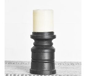 Black Candle Holder