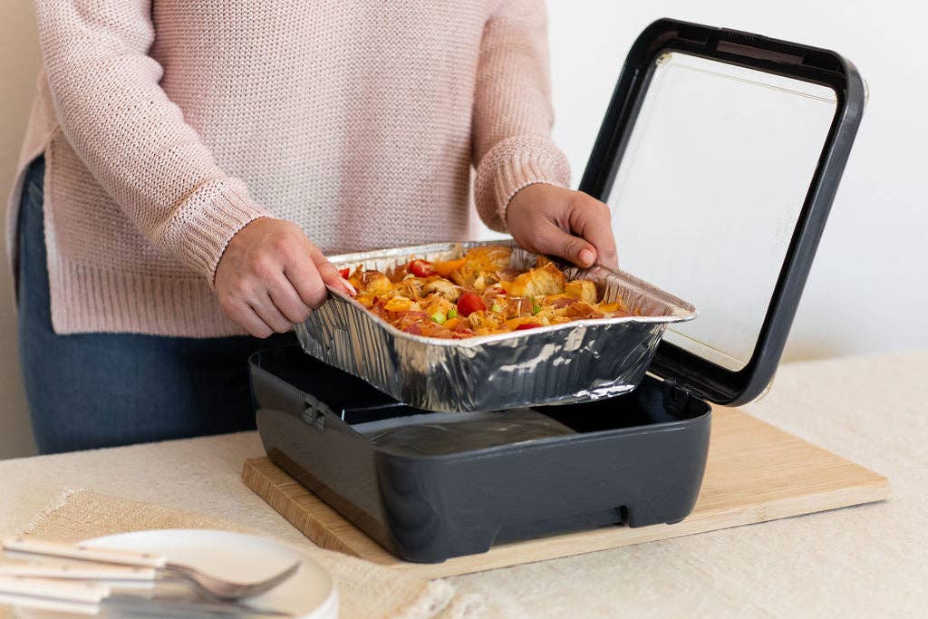 Premium Set - Pan Frame w/ Lid &amp; Gel Pack - Charcoal