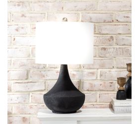 Black Cement Lamp