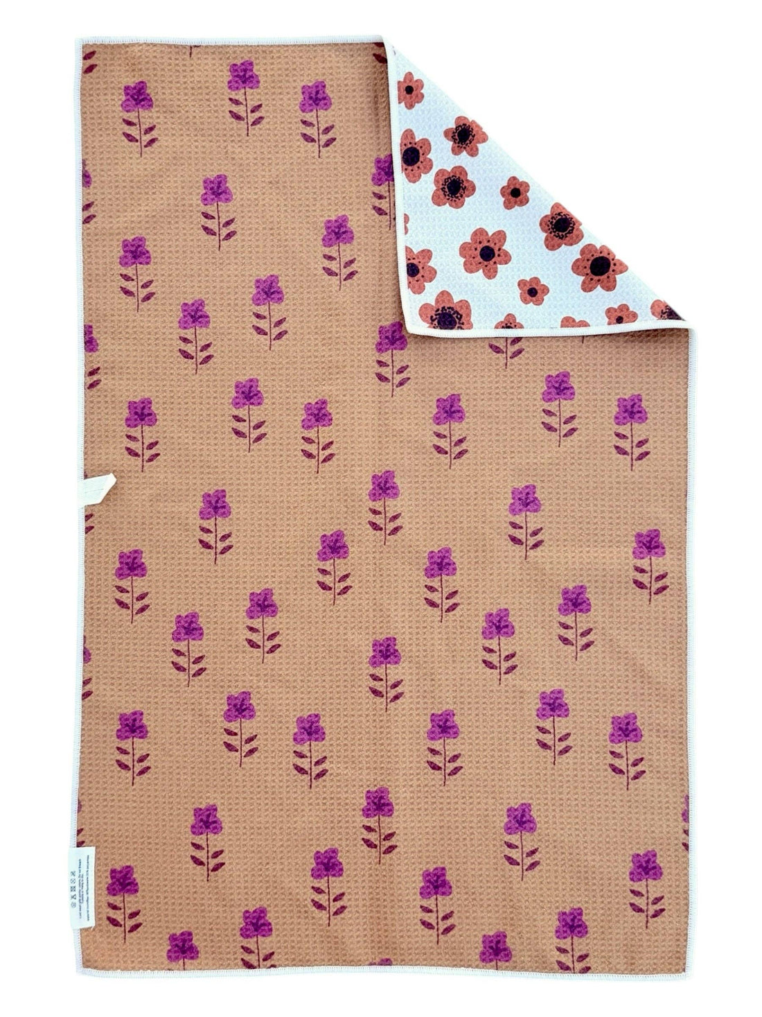 Amber Fields: Reversible Hand Towel &amp; Washcloth