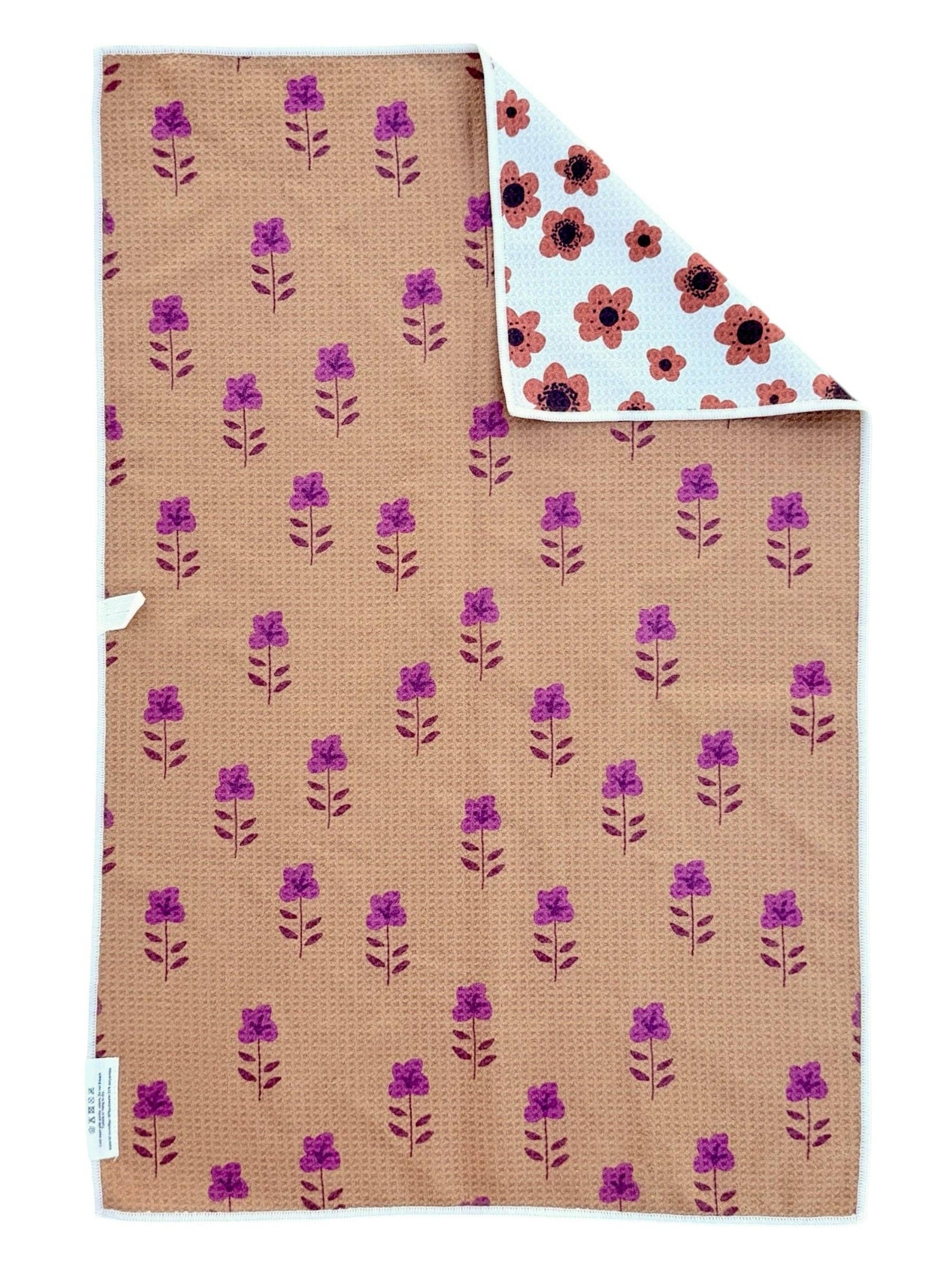Amber Fields: Reversible Hand Towel &amp; Washcloth