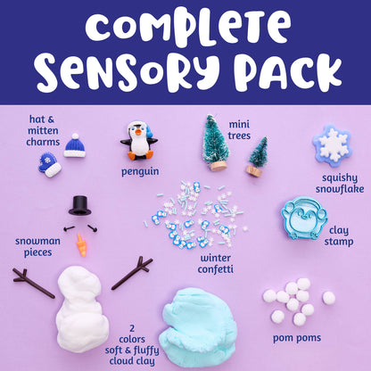 Sensory Pack Winter and Holiday Play Kit for Children