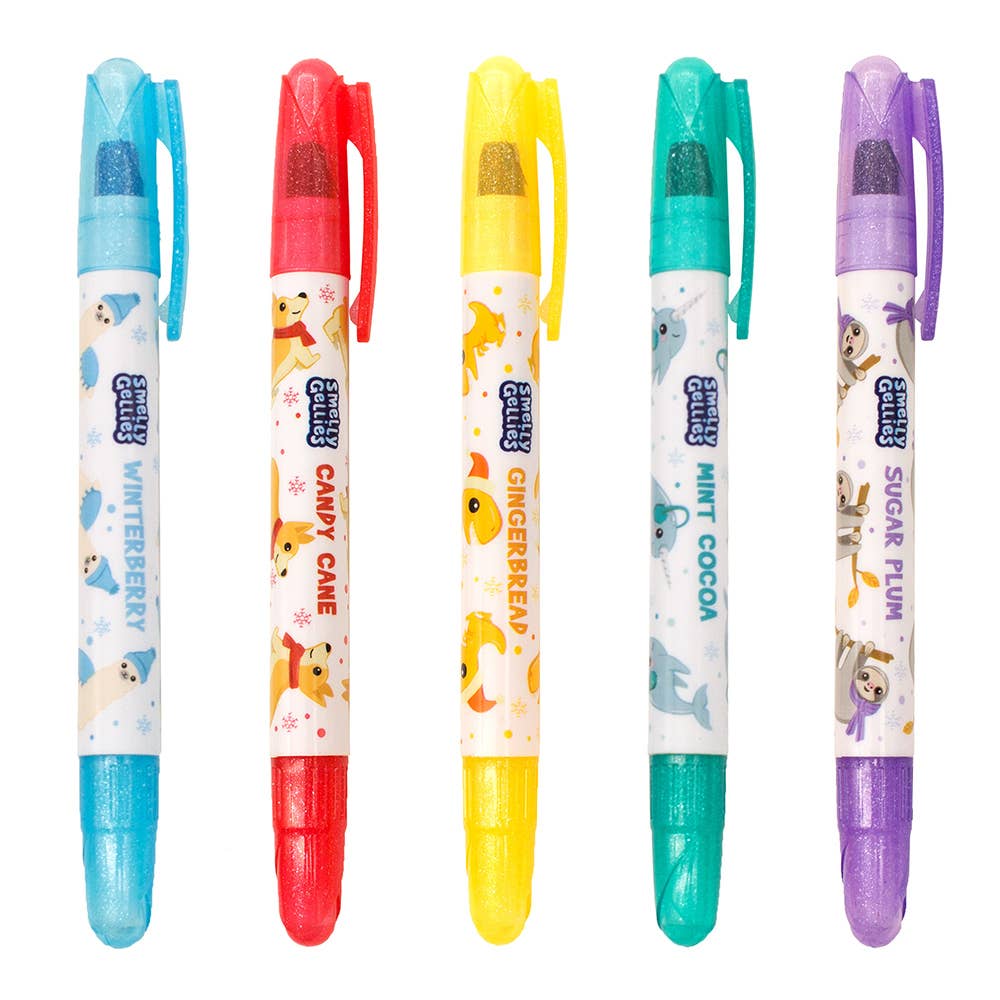 Scented Glitter Gel Coloring Sticks