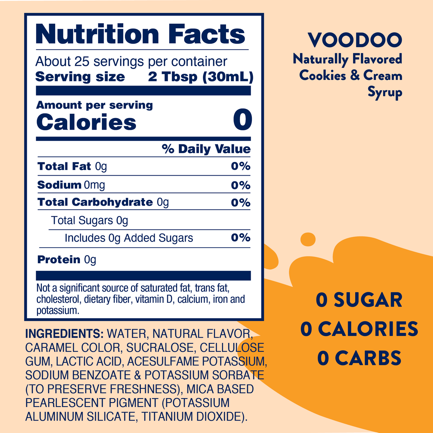 Voodoo Syrup  - Sugar Free