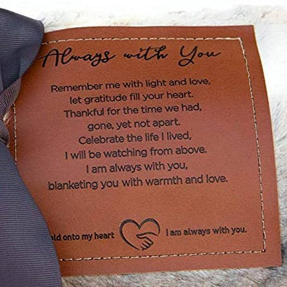Softly Said Sympathy Blanket: Always With You Sentiment