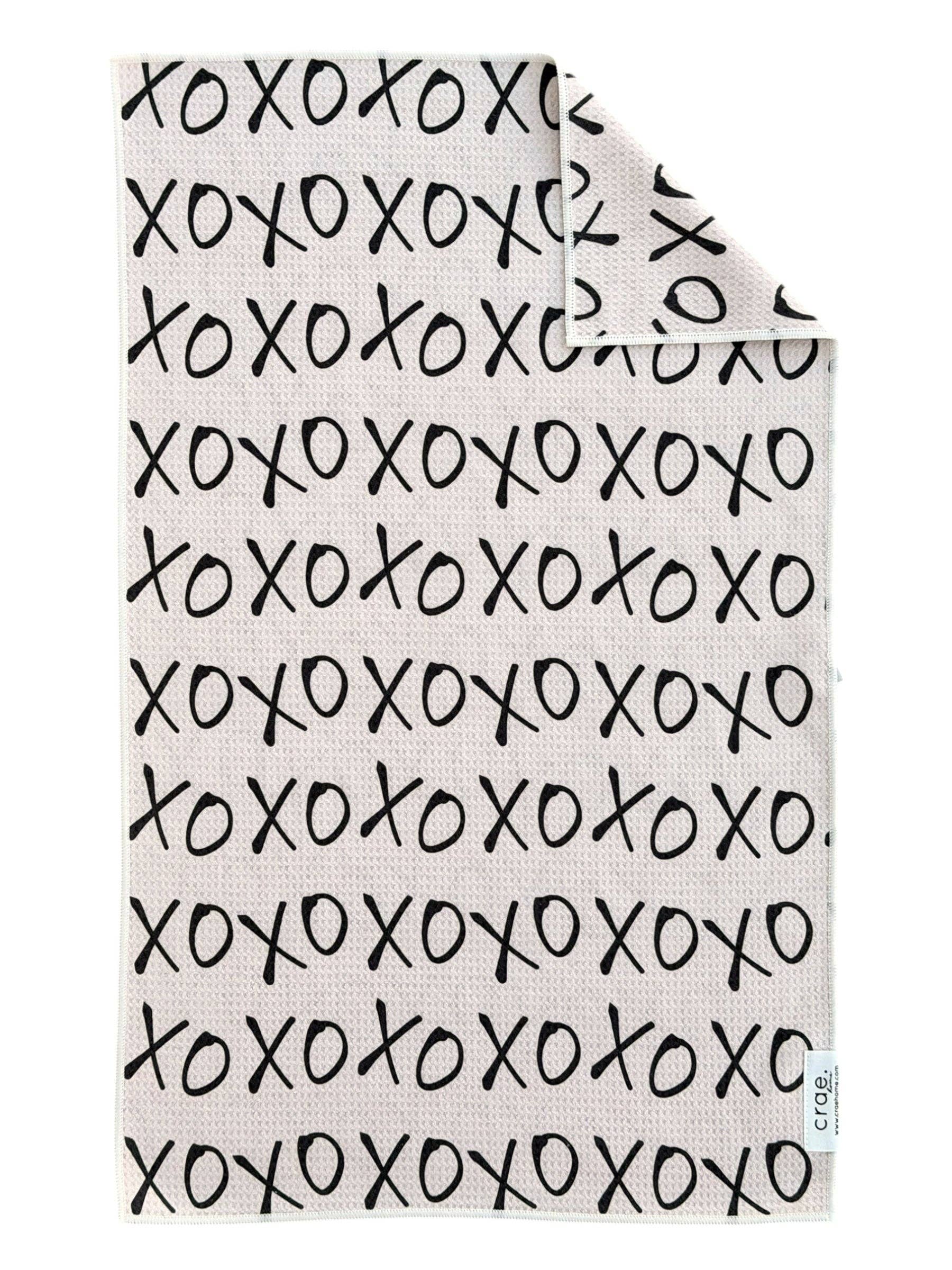 Kisses and Cuddles: Double-Sided Hand Towel
