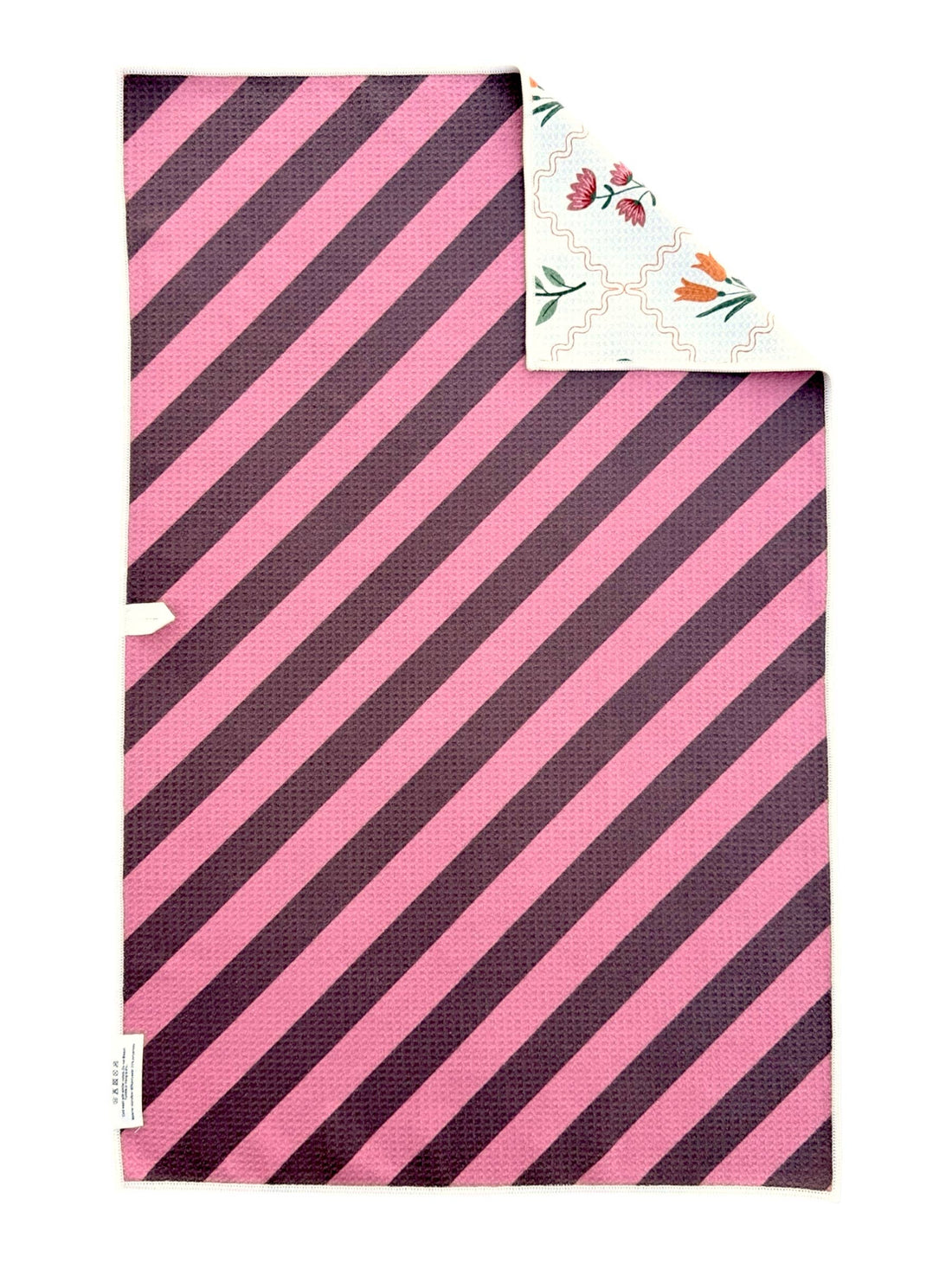 Pressed Petals: Reversible Hand Towel &amp; Washcloth