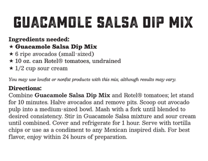Coastal Kitchen Guacamole Salsa Mix