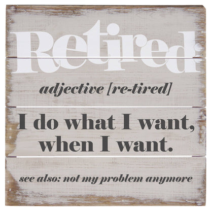 Retired Definition - Perfect Pallet Petites