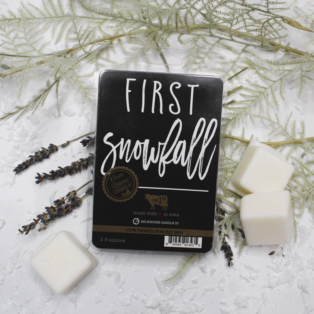 5.5 oz Wax Melts Christmas: First Snowfall
