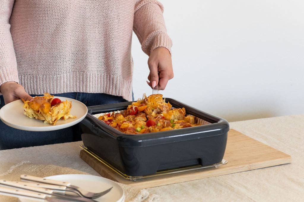 Premium Set - Pan Frame w/ Lid &amp; Gel Pack - Charcoal