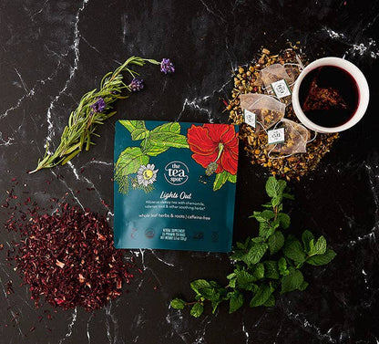 The Tea Spot: Lights Out, Organic Sleepy Tea -15 sachets each
