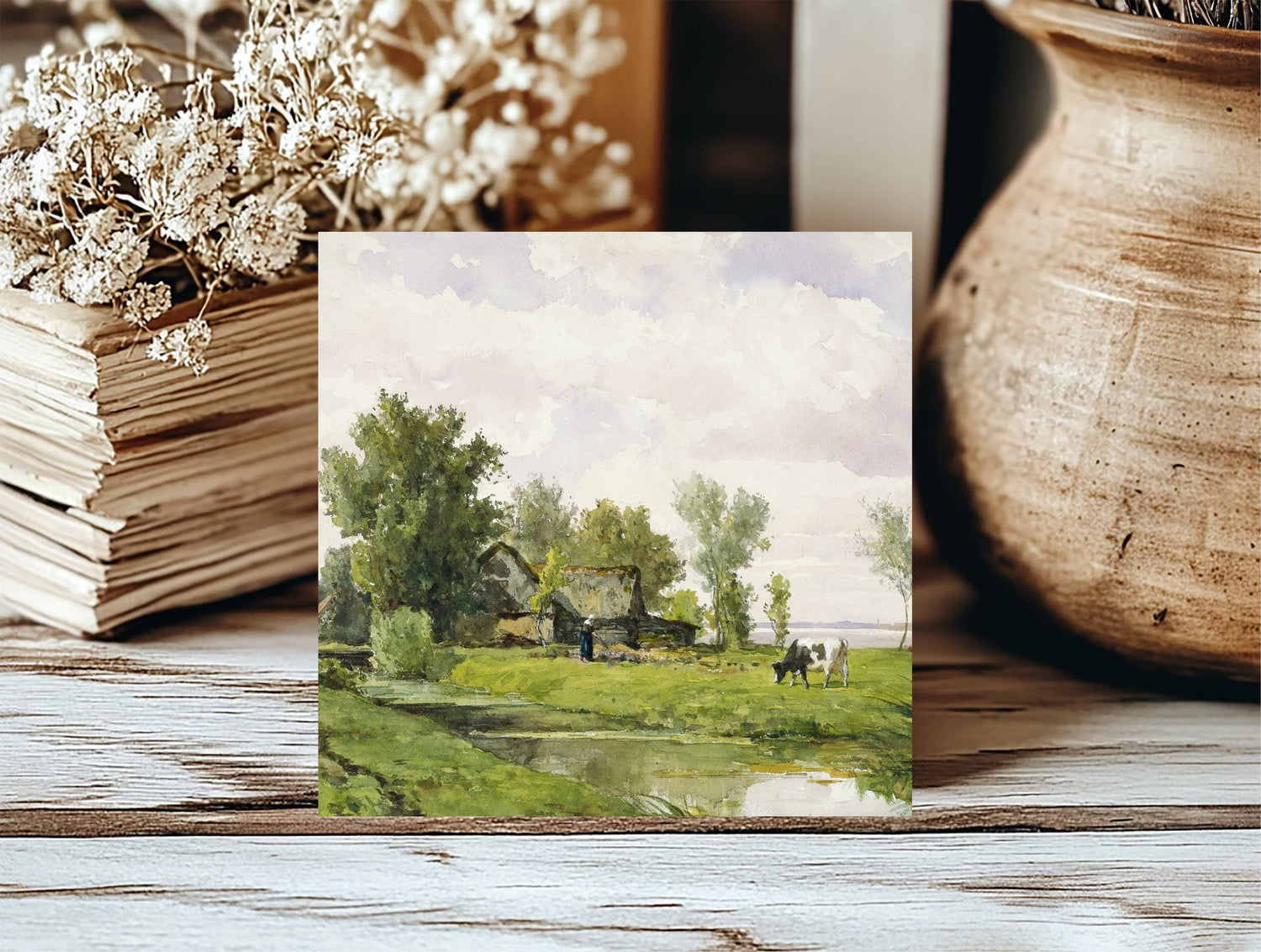 Insert Creekside Farmhouse for Square Frame