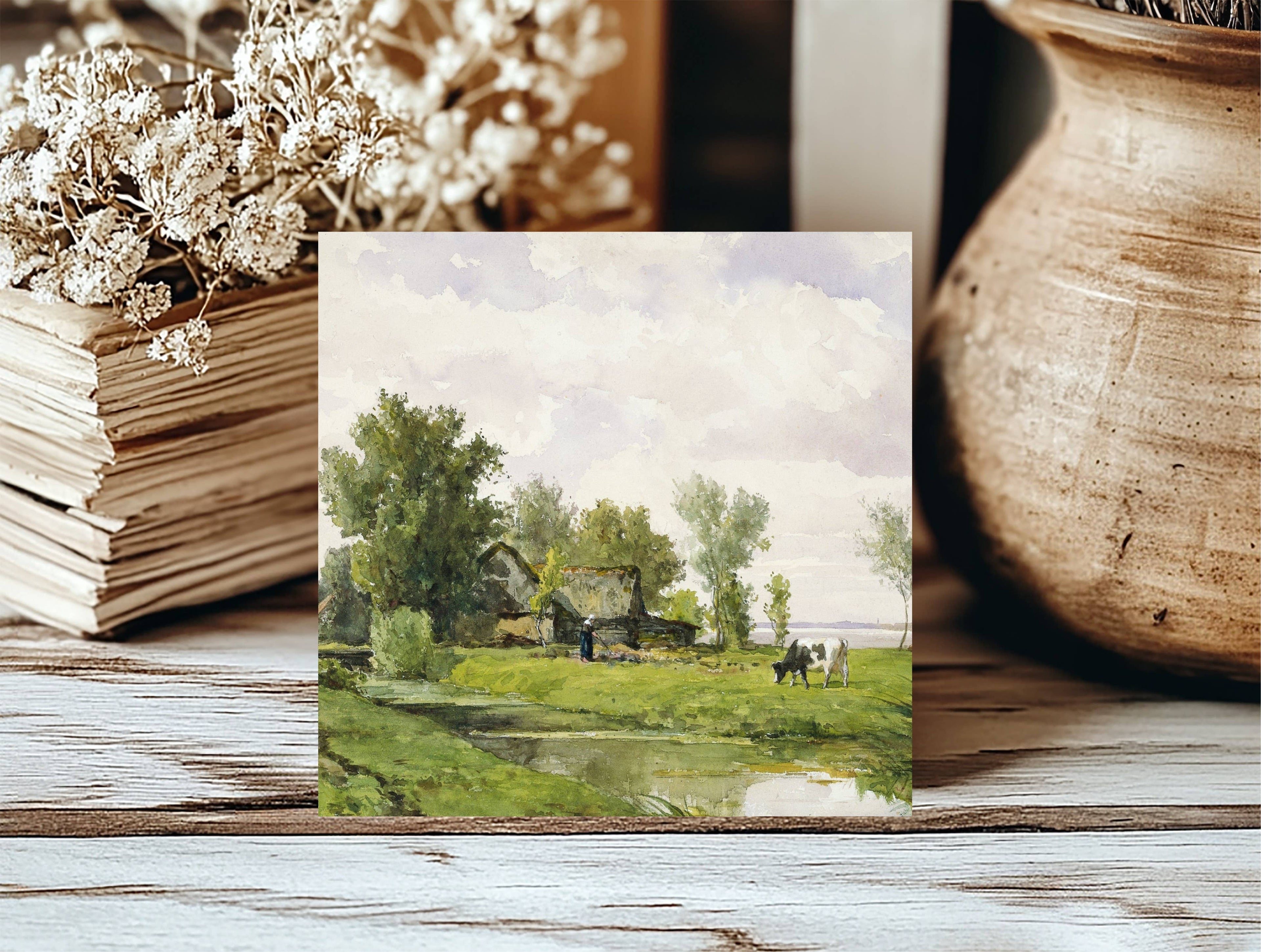 Insert Creekside Farmhouse for Square Frame