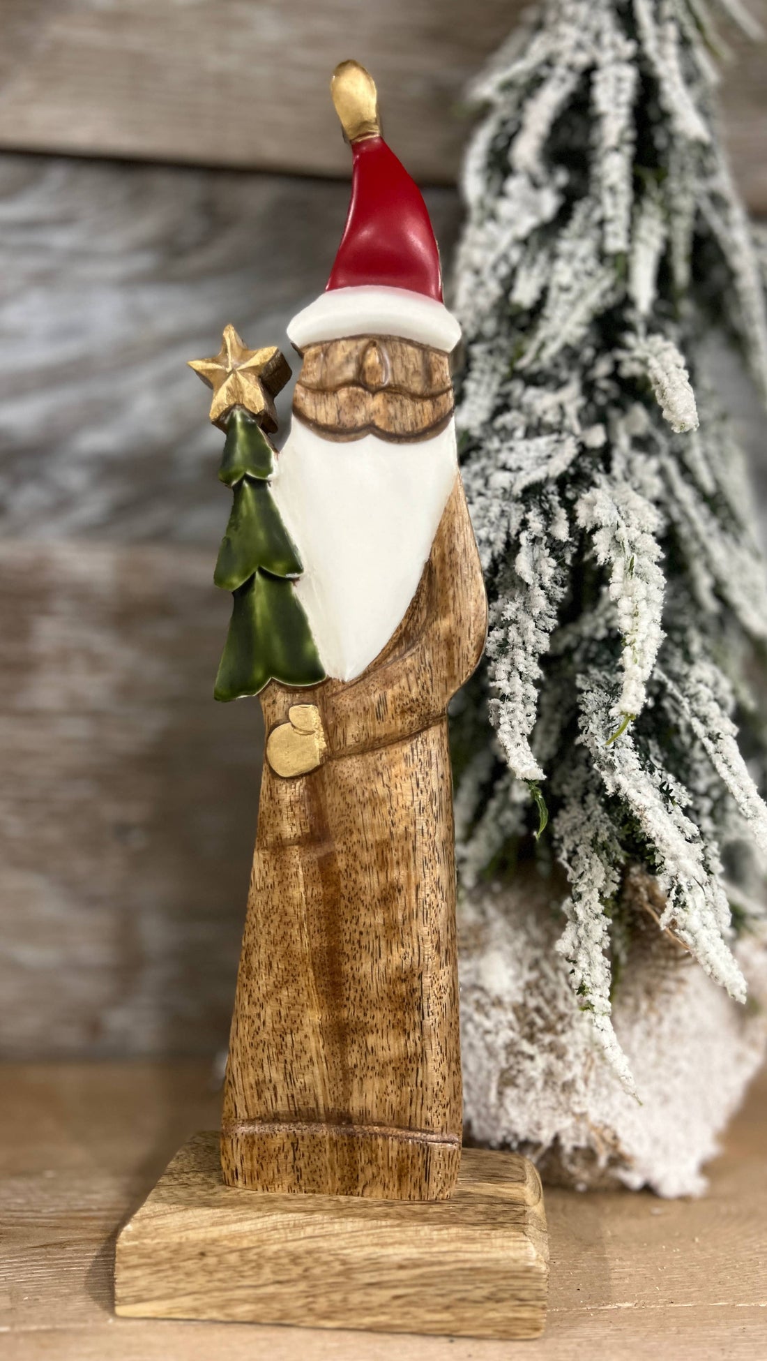Small Santa With Tree