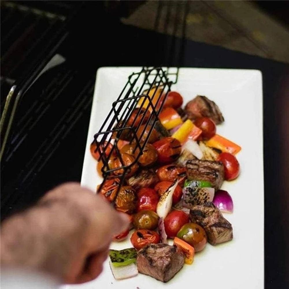 Outset Non-Stick Kabob Grill Basket, Set 4