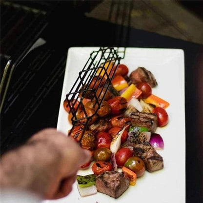 Outset Non-Stick Kabob Grill Basket, Set 4