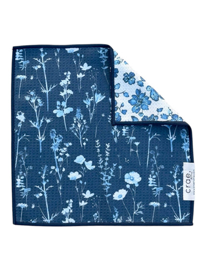 Blue Willow: Reversible Hand Towel &amp; Washcloth